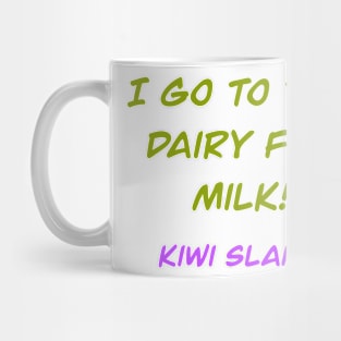 I go to the dairy for milk kiwi slang Mug